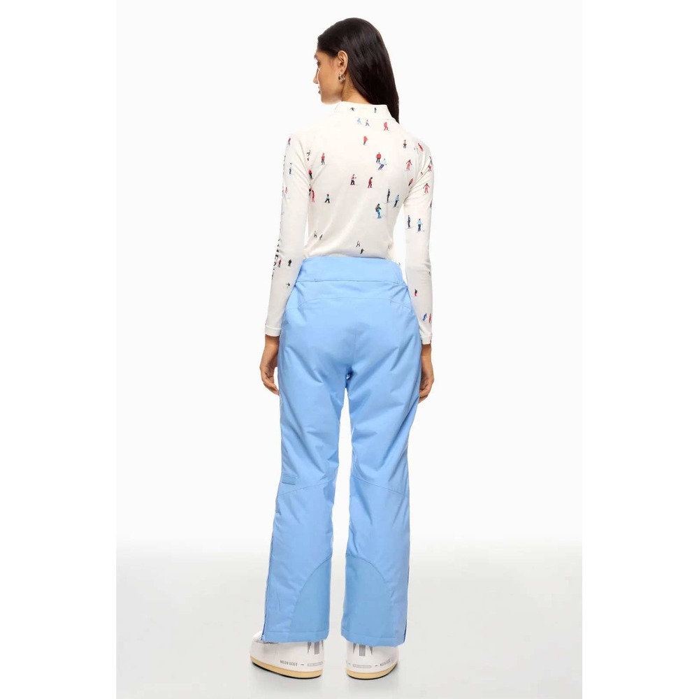 Halfdays Alessandra Ski Pants Light Blue Womens Size Large Short AS IS Flaws